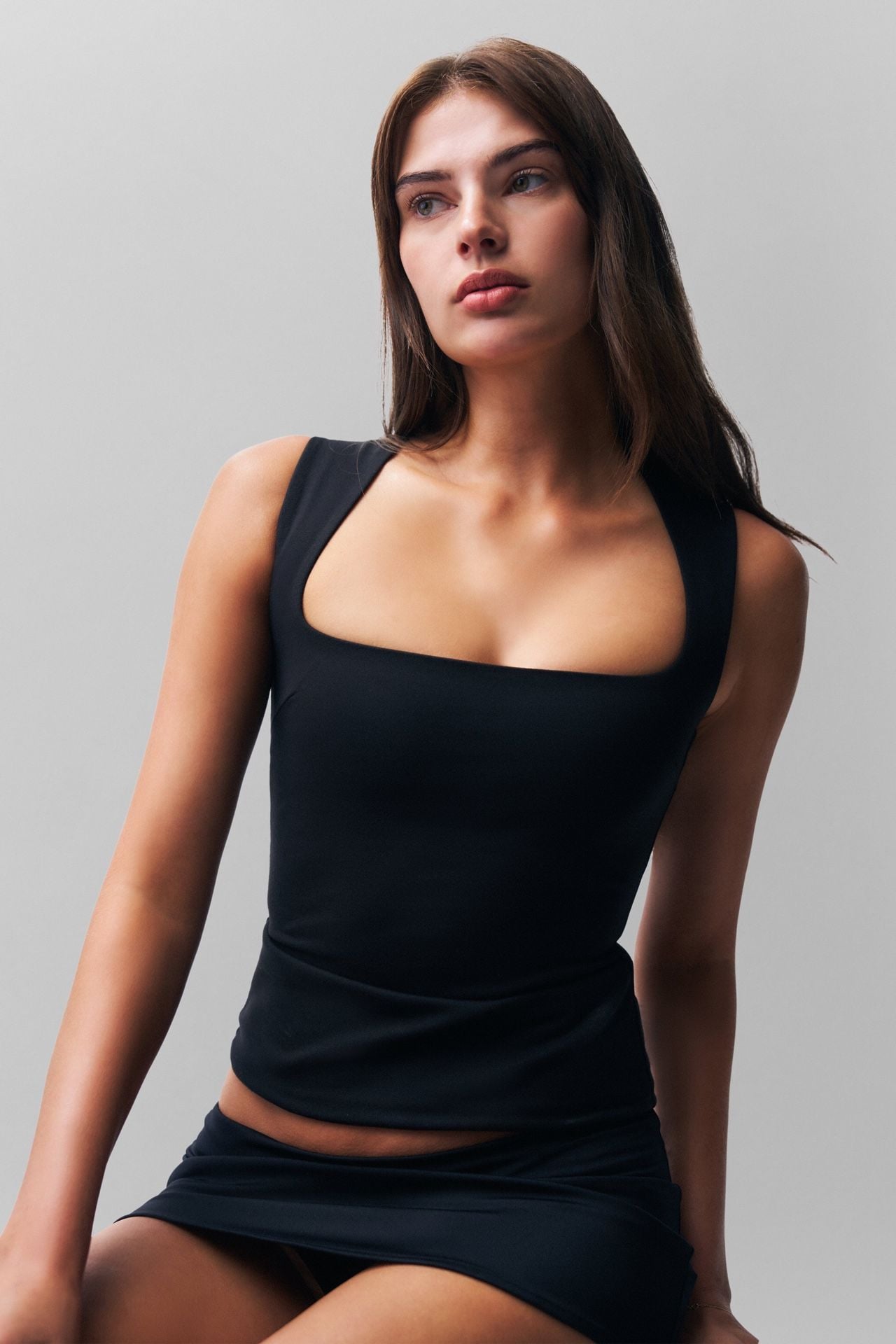 Full Length Celestial Top Black Danielle Guizio Small